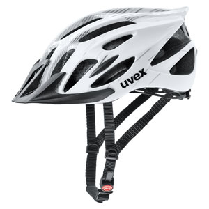 UVEX FLASH - Kask rowerowy uniwersalny biało-czarny